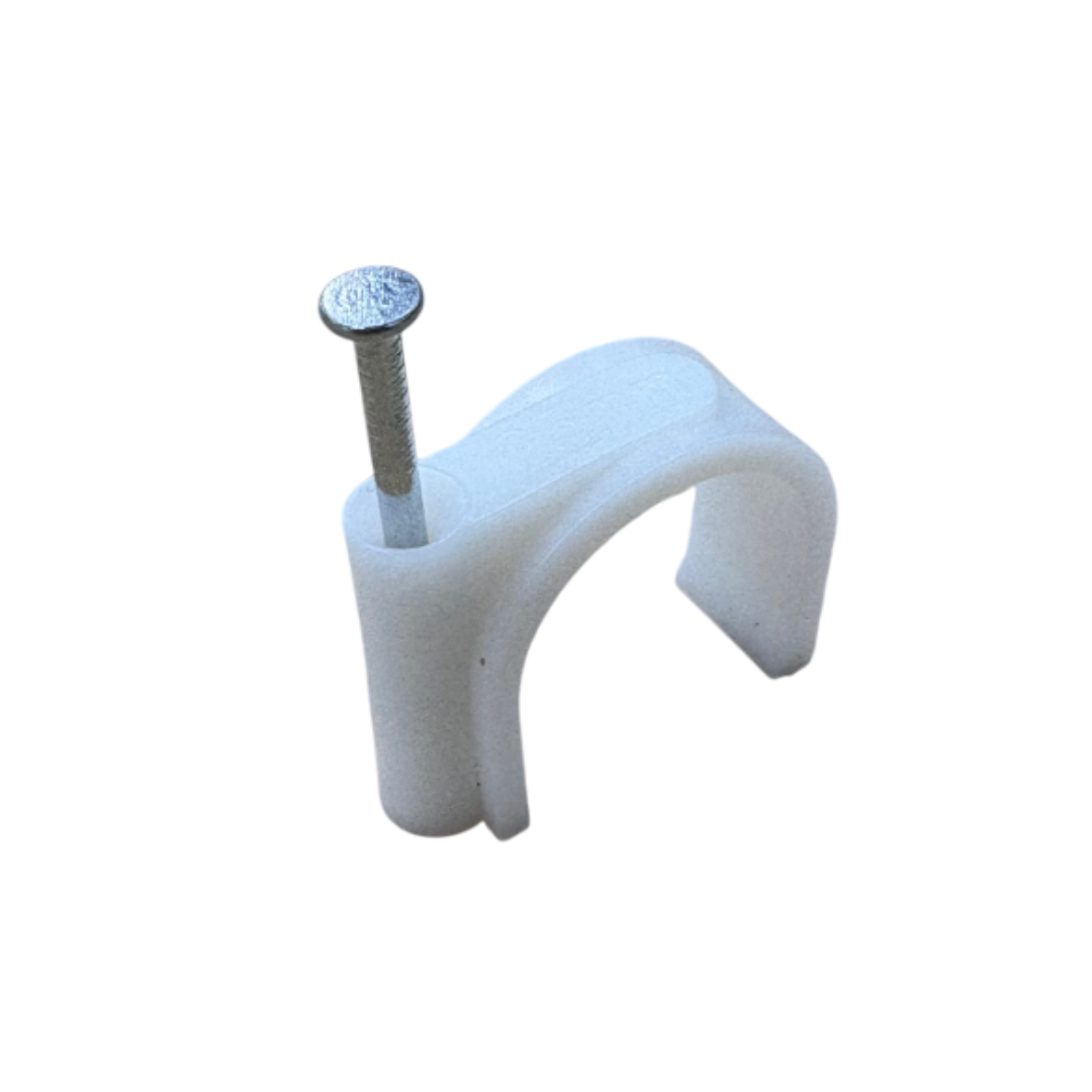 Кабельная скоба 25мм монтажная круглая