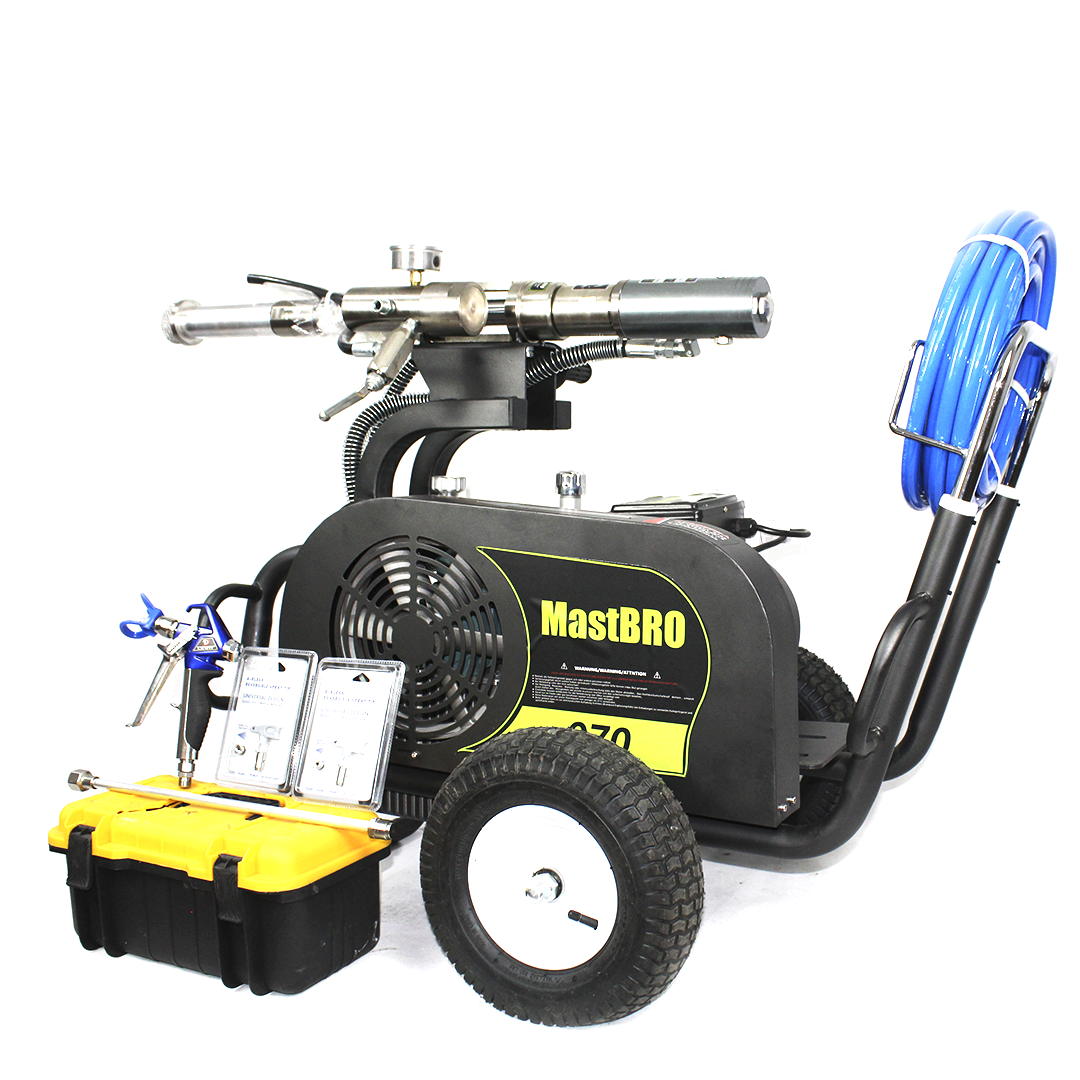 Безвоздушный распылитель для краско и левкаса MastBRO 970 | Краскопульт