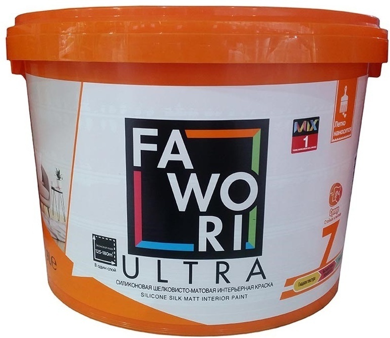 FAWORI ULTRA 7 MIX-1 краска силиконовая шелковисто-матовая 2,5 л.