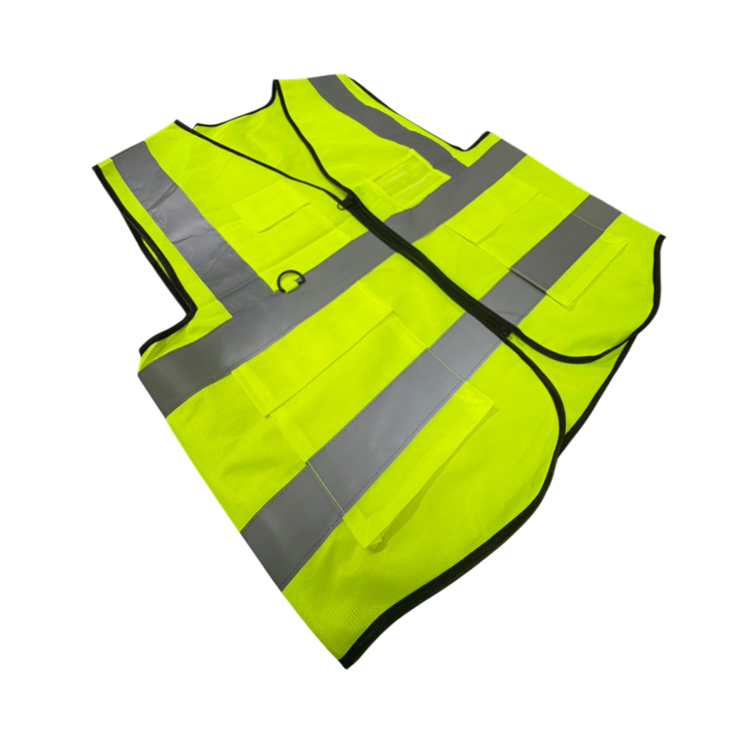 Сигнальный жилет желтый 52 c замком