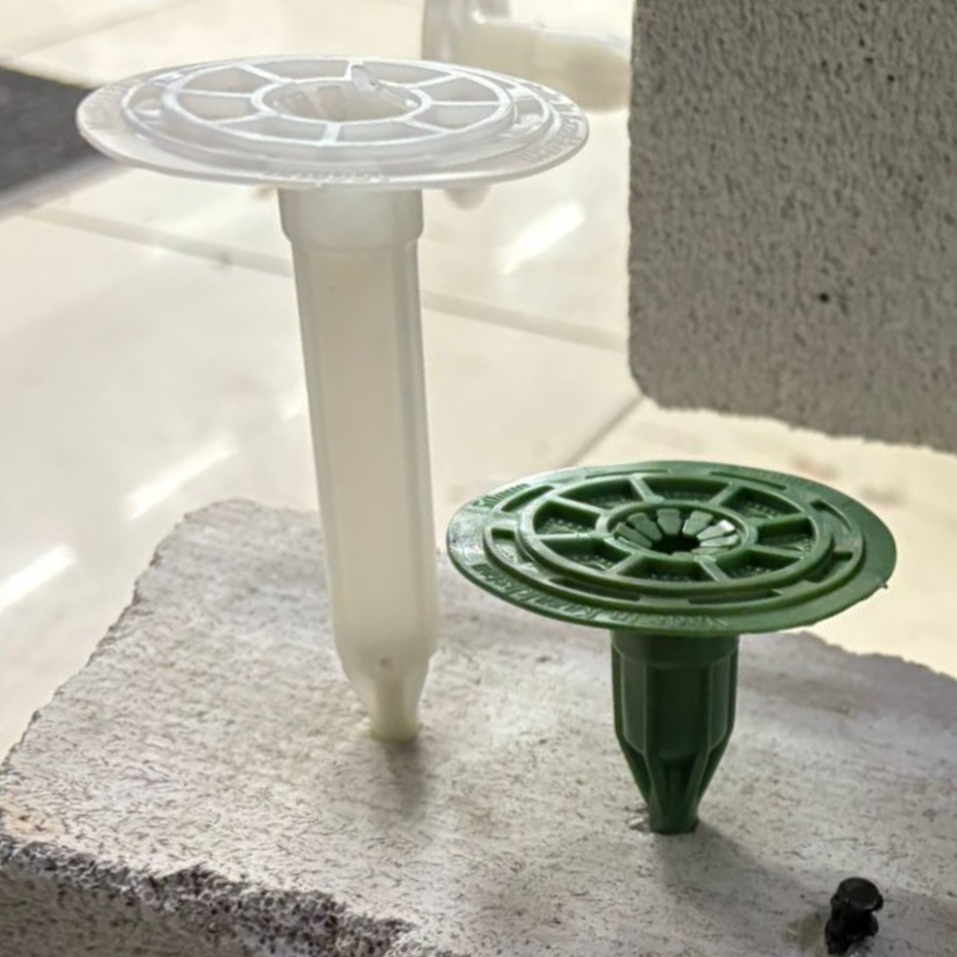 Дюбель-зонт 100мм по газоблоку, пеноблоку для монтажного пистолета