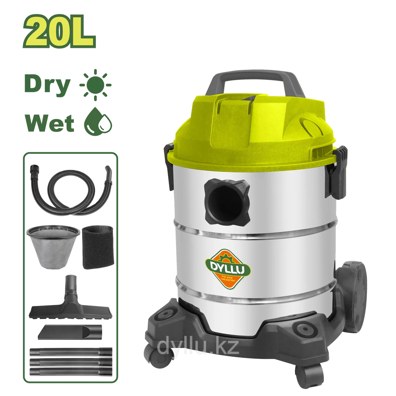 Пылесос Хозяйственный DYLLU DTVR4A20 (1200 Вт, 20 л)