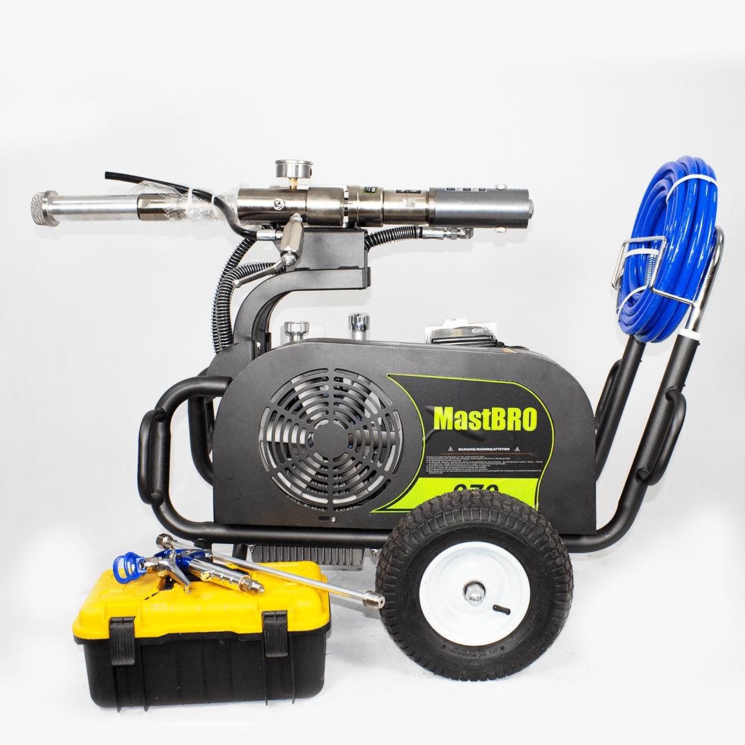 Безвоздушный распылитель для краско и левкаса MastBRO 970 | Краскопульт