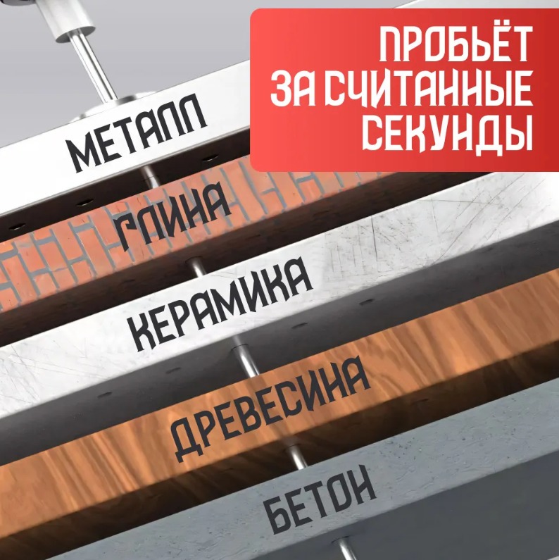 Дюбель-гвоздь Шайба 27мм для порохового пистолета