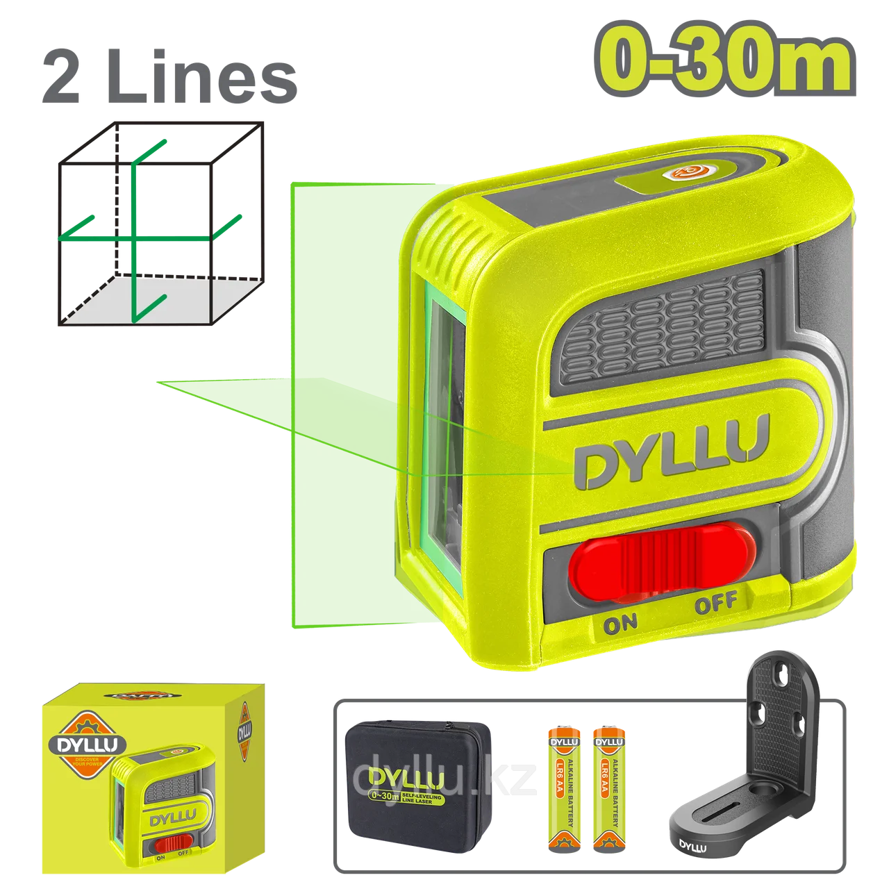 Лазерный уровень DYLLU - Профессиональная точность с ярким зеленым лучом!