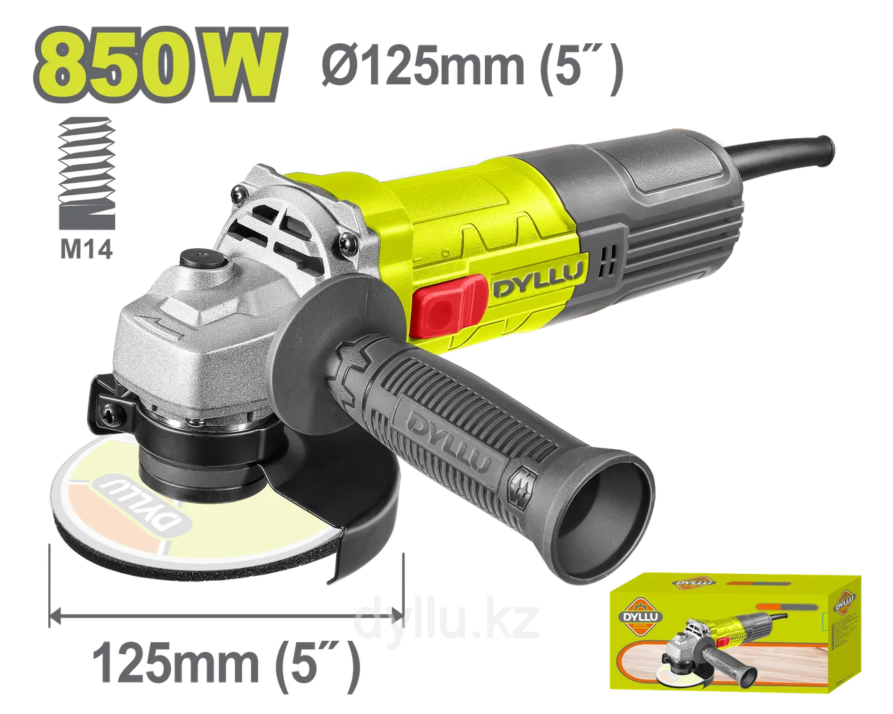 Угловая шлифовальная машина DYLLU 125мм (850W)