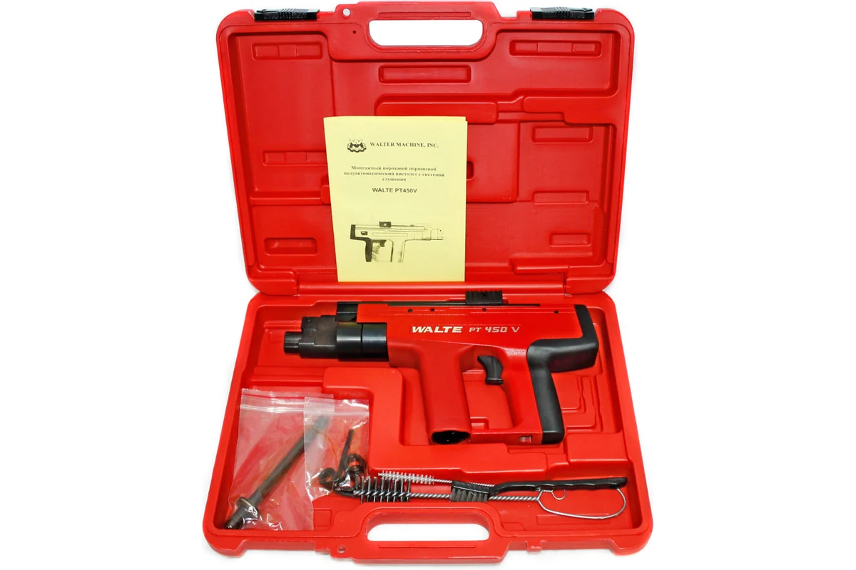 Пороховой монтажный пистолет Walte PT-450 V